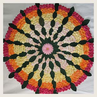 opera Habitat orti del paradiso - Mandala della rinascita - Primavera